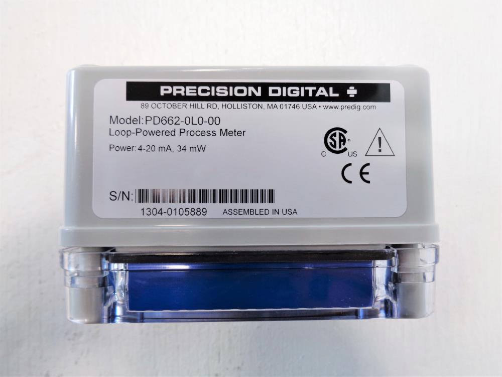 Precision Digital Loop-Powered Process Meter PD662-0L0-00